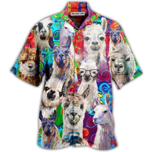 Llama Nah My Prob Llama - Hawaiian Shirt Jezsport.com