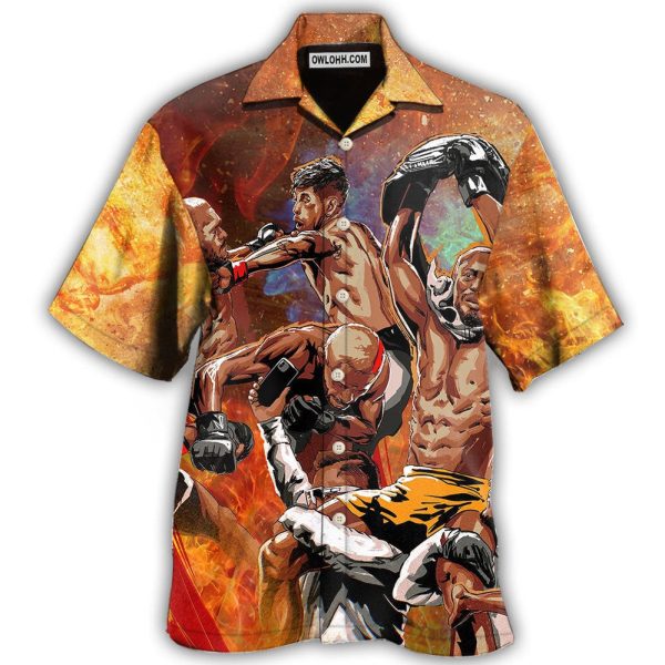 MMA Make Me Strong Sport Love - Hawaiian Shirt Jezsport.com