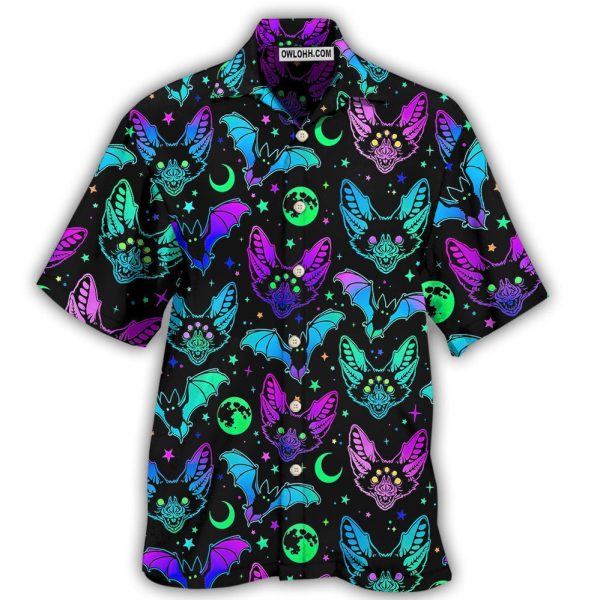 Bat Neon Magic - Hawaiian Shirt Jezsport.com