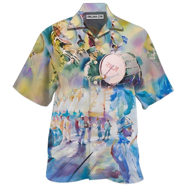 Marching Band Blur Art Style - Hawaiian Shirt Jezsport.com