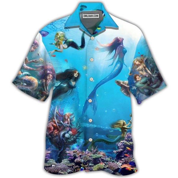 Mermaid Ocean Life - Hawaiian Shirt Jezsport.com