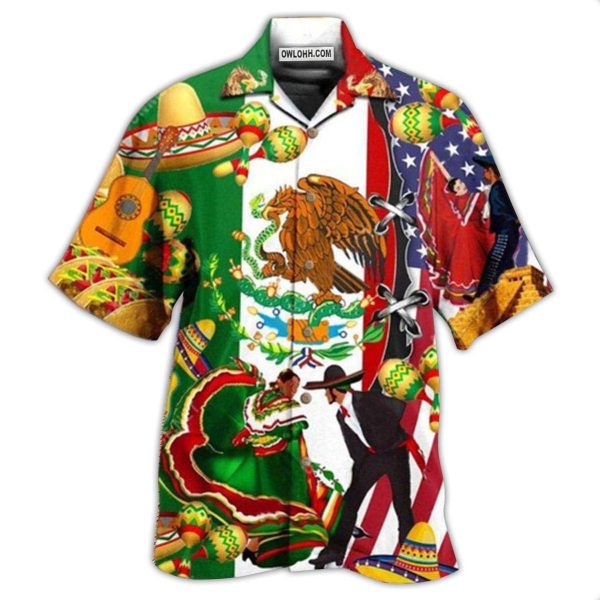 Mexican By Blood American By Birth Patriot By Choice - Hawaiian Shirt Jezsport.com