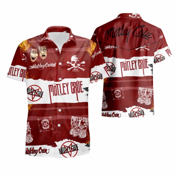 Motley Crue Hawaiian Shirt 2 summer shirt Jezsport.com