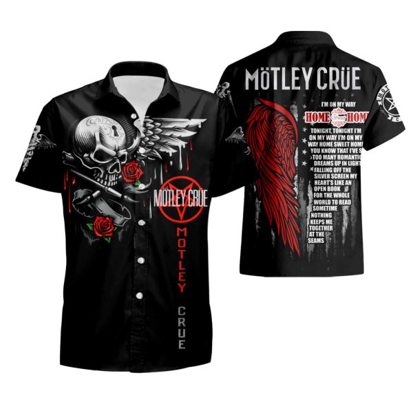 Motley Crue Hawaiian Shirt summer shirt Jezsport.com