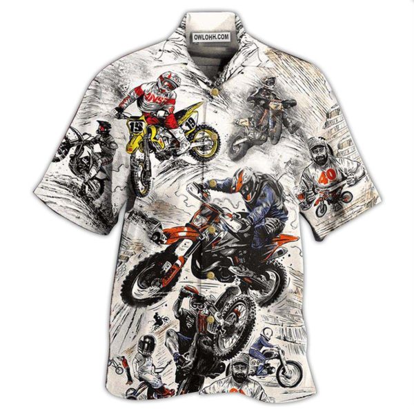 Motorcycle Ride Hard And Cool - Hawaiian Shirt Jezsport.com