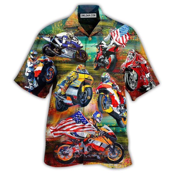 Motorsport Racing America - Hawaiian Shirt Jezsport.com