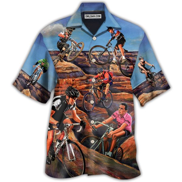 Bike Mountain Biking - Hawaiian Shirt Jezsport.com