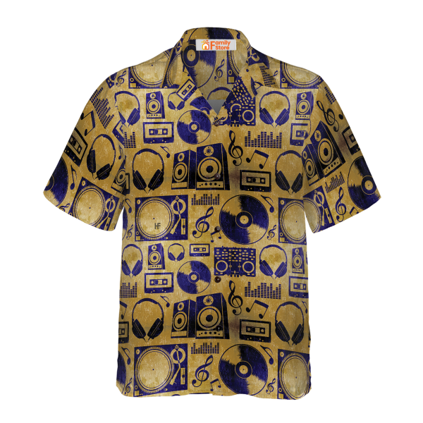 Music DJ Vintage Hawaiian Shirt Jezsport.com