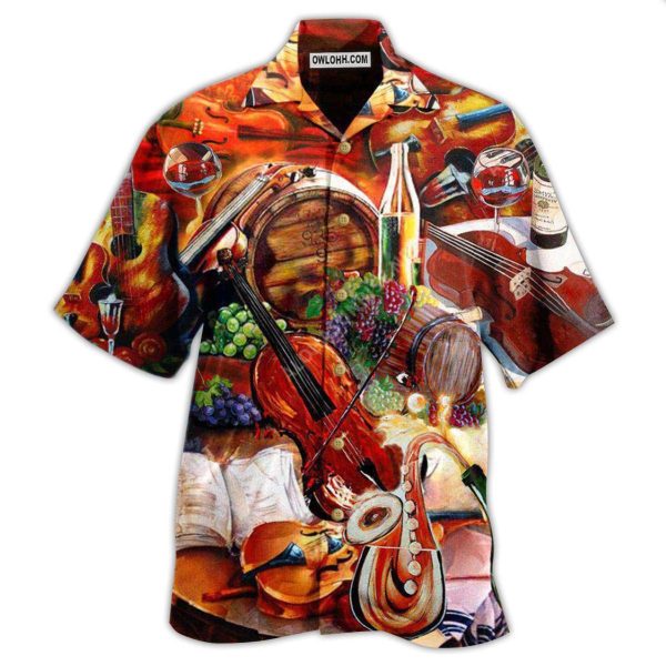 Violin Music Fill The Cup Of Silence With Violin Melody - Hawaiian Shirt Jezsport.com