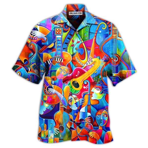 Music Fullcolor Style - Hawaiian Shirt Jezsport.com