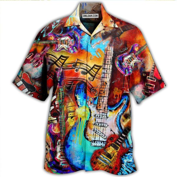 Guitar Music Guitar Go Where - Hawaiian Shirt Jezsport.com