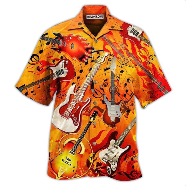 Guitar Is My Life Notes - Hawaiian Shirt Jezsport.com