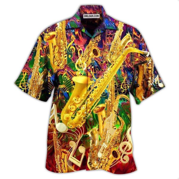 Saxophone Music I Know It - Hawaiian Shirt Jezsport.com