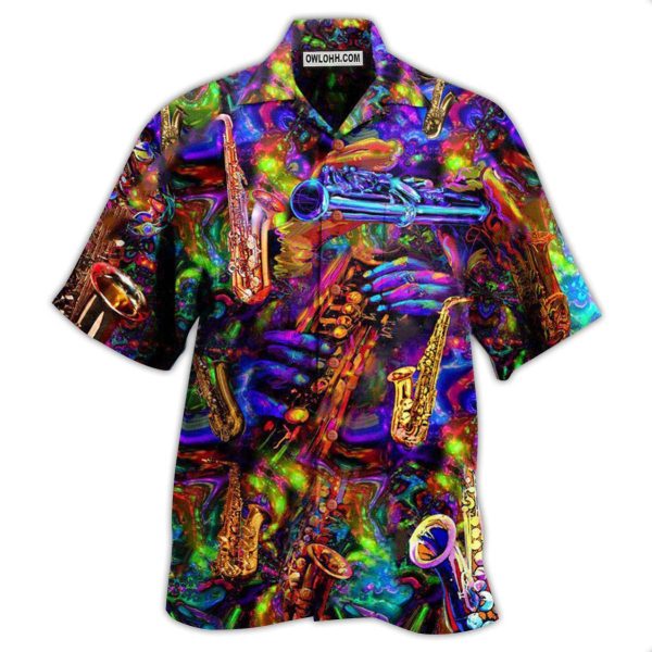 Saxophone Music Im Saxy And I Know It Saxophonist - Hawaiian Shirt Jezsport.com