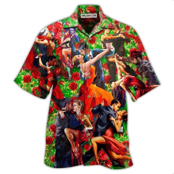 Dance Keep Calm And Salsa Dance Couple Dancing - Hawaiian Shirt Jezsport.com