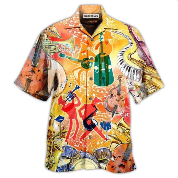 Jazz Music Life Is Good Jazz Makes It Better - Hawaiian Shirt Jezsport.com