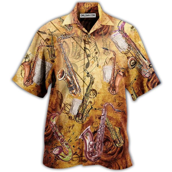 Saxophone Music Love It With Classic Style - Hawaiian Shirt Jezsport.com