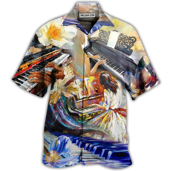 Piano Music Love Piano Forever - Hawaiian Shirt Jezsport.com