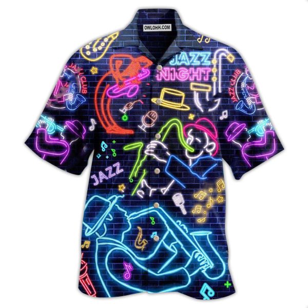 Saxophone Love Neon - Hawaiian Shirt Jezsport.com