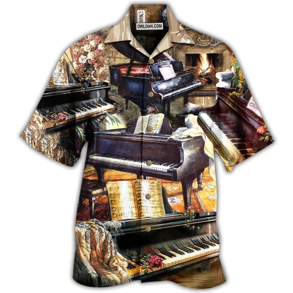 Piano Music Once A Pianist Always A Pianist - Hawaiian Shirt Jezsport.com