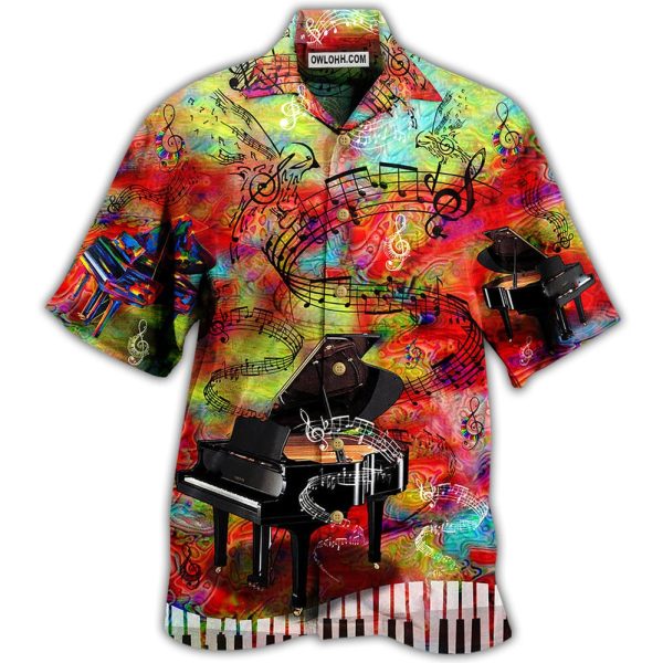 Piano Music Piano Guide You To The World - Hawaiian Shirt Jezsport.com