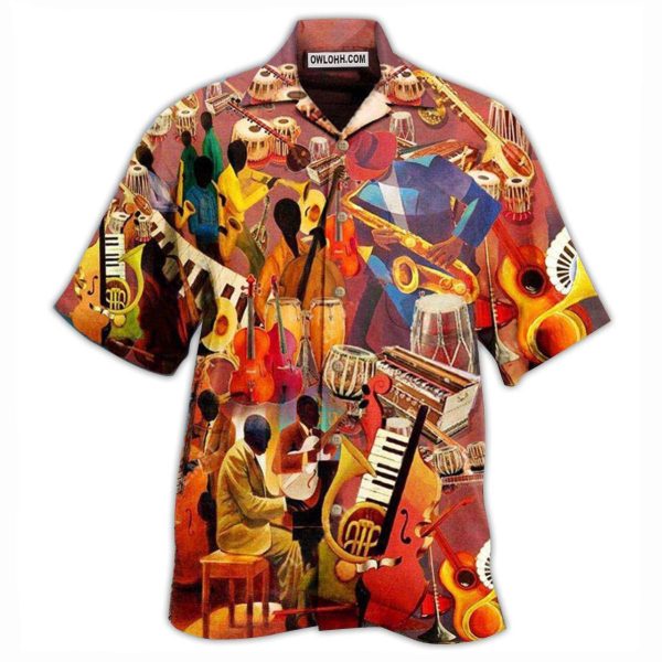 Jazz Music The Melody Of Time Jazz - Hawaiian Shirt Jezsport.com