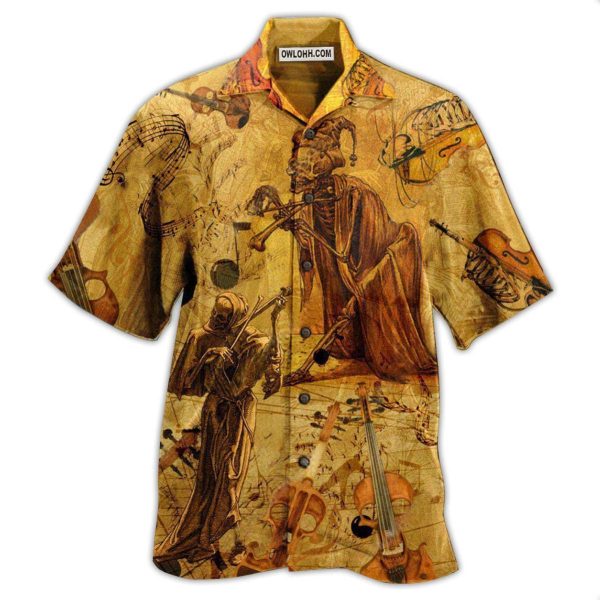 Violin Music Or Fiddle - Hawaiian Shirt Jezsport.com