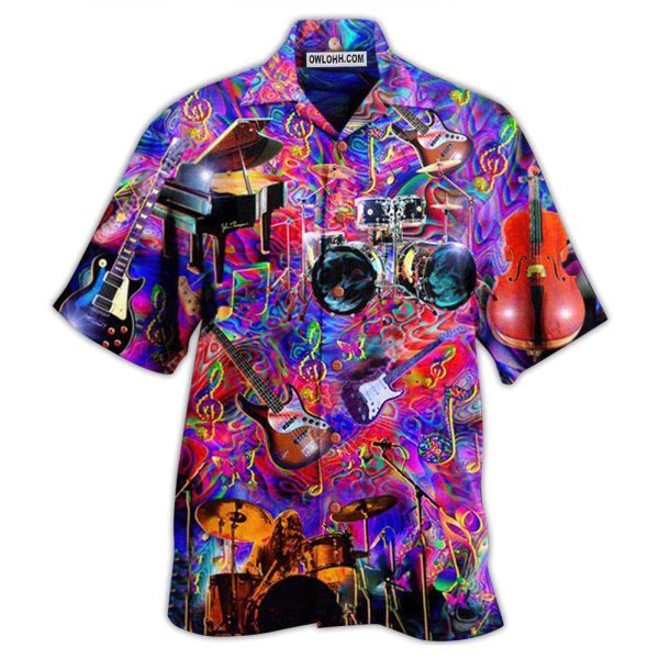 Music Is My Therapy Forever - Hawaiian Shirt Jezsport.com