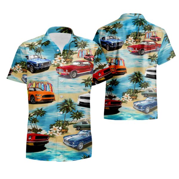 Mustang Car Hawaiian Shirt summer shirt Jezsport.com