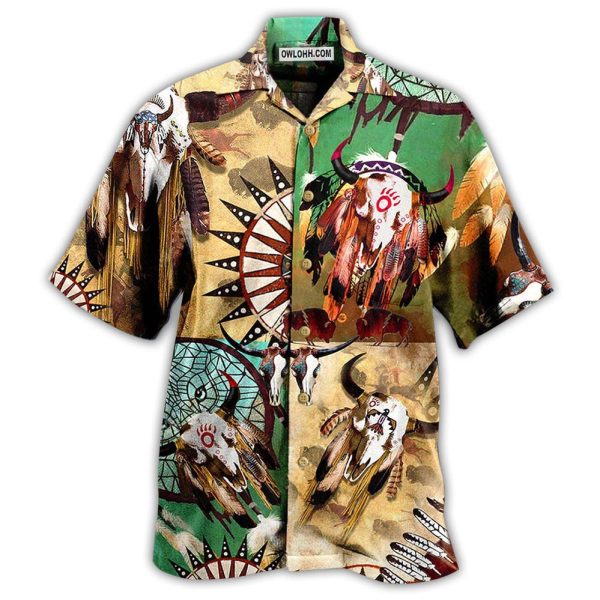 Native American Awesome Spirit Cool - Hawaiian Shirt Jezsport.com