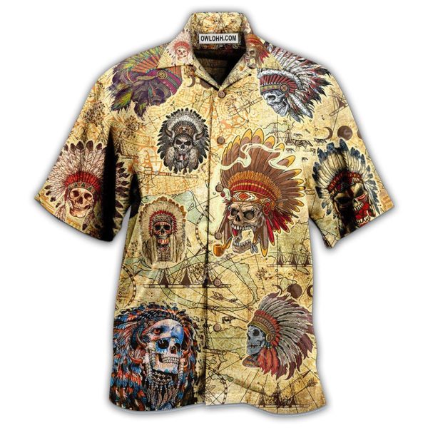 Native American Definitely Cool - Hawaiian Shirt Jezsport.com