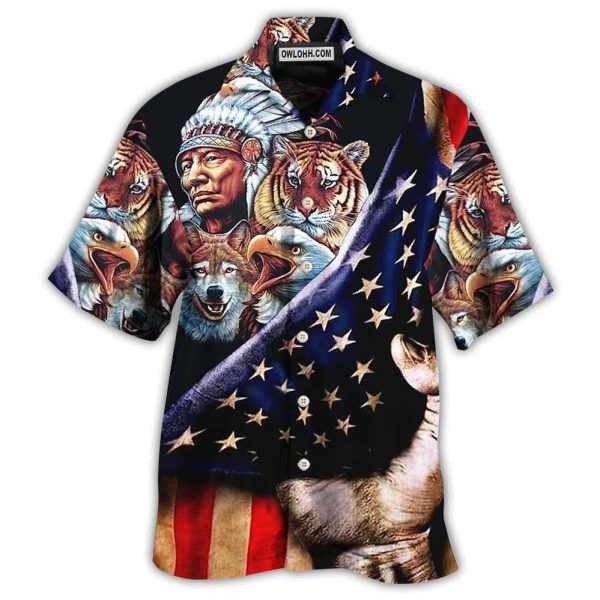 Native Pride Peaceful Forever Cool - Hawaiian Shirt Jezsport.com