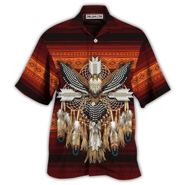 Native Style Love Peace Eagle - Hawaiian Shirt Jezsport.com