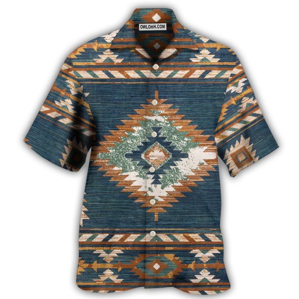 Native Style Love Peace Vintage Pattern - Hawaiian Shirt Jezsport.com