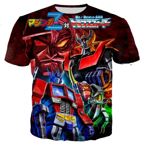 Japanese Mazinger Z T Shirt Men Women Jezsport.com