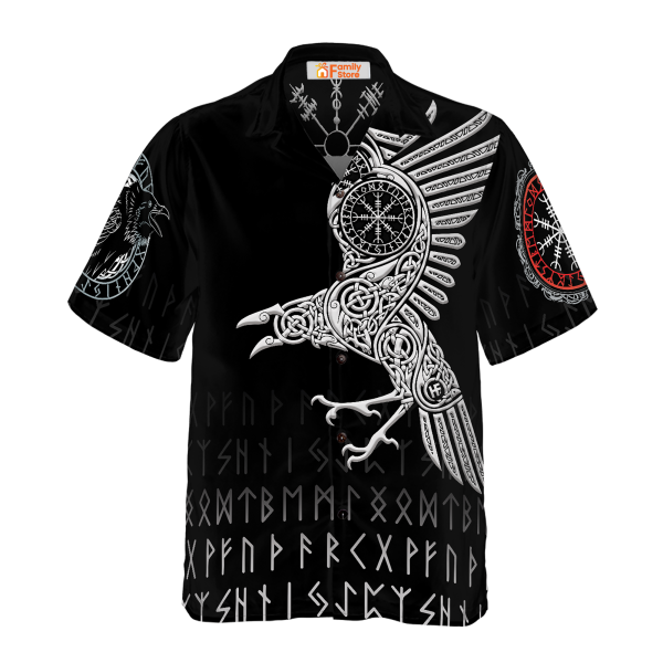 Norse Mythology The Raven Of Odin Hawaiian Shirt Jezsport.com