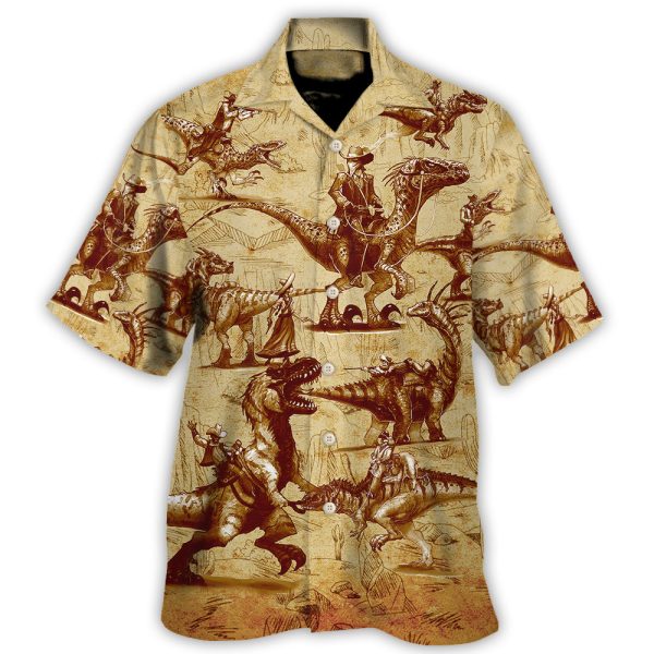 Jurassic Park Dinosaur World Summer Vintage - Hawaiian Shirt Jezsport.com
