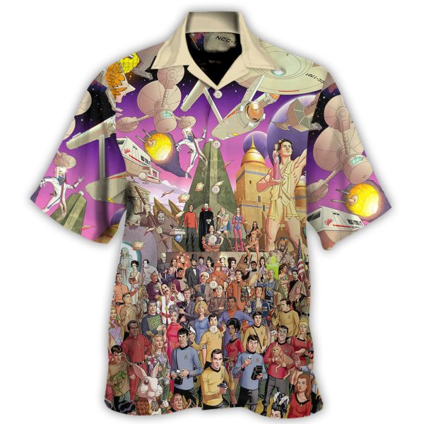 ST The Original Series 50th Anniversary Comics Hawaiian Shirt Jezsport.com