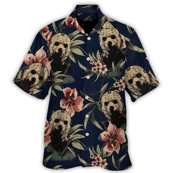 Halloween Jason Voorhees Tropical Style - Hawaiian Shirt Jezsport.com