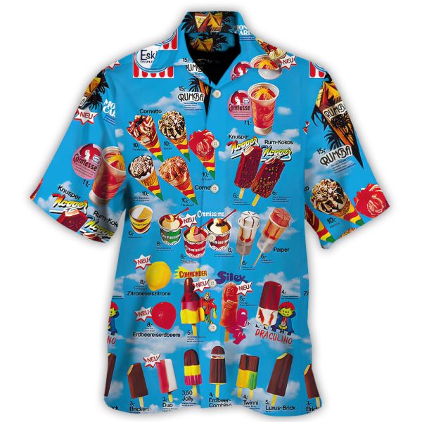 Old Ice cream it over nostalgic streets ice cream Set 3 - Hawaiian Shirt Jezsport.com