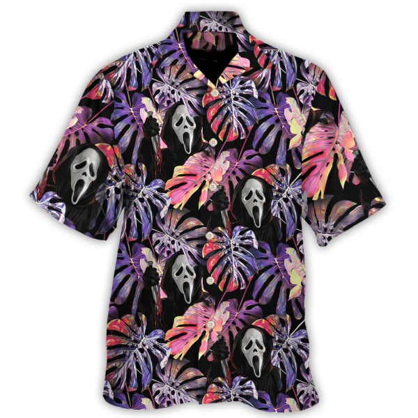 Halloween Ghostface Movies Tropical Style - Hawaiian Shirt Jezsport.com