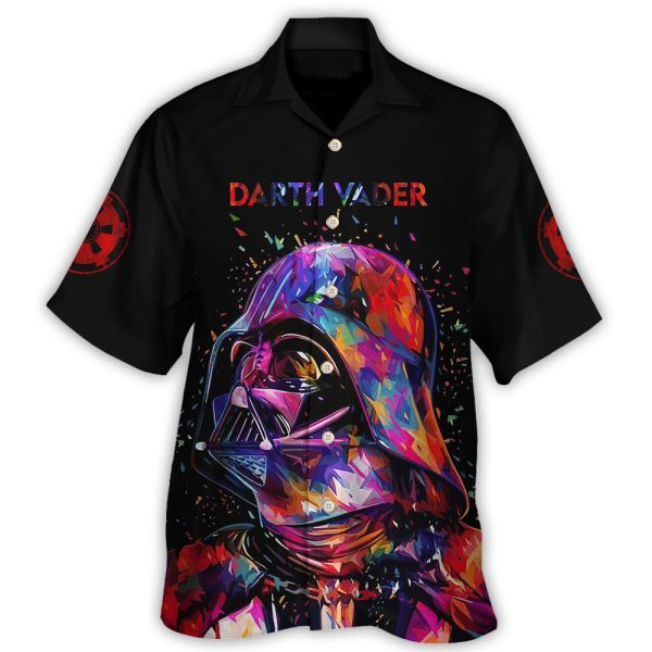 SW Darth Vader Full Color - Hawaiian Shirt Jezsport.com