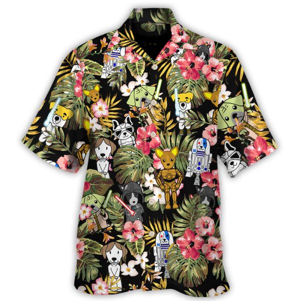 Star Dogs Tropical - Hawaiian Shirt For Men, Women Jezsport.com