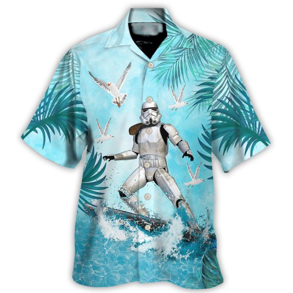 Starwars Stormtrooper Surfing - Hawaiian Shirt For Men, Women Jezsport.com