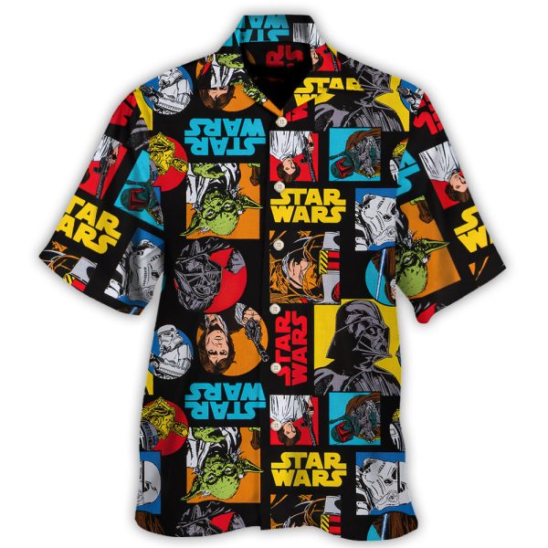 Starwars Pattern Colorful - Hawaiian Shirt For Men, Women Jezsport.com