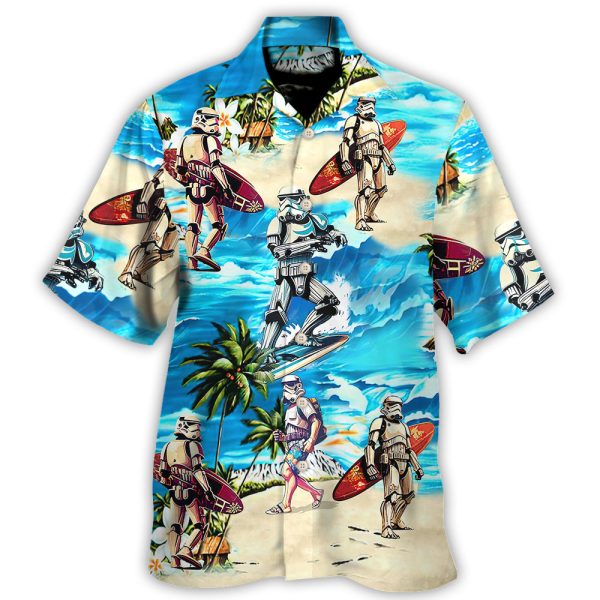 Stormtrooper Starwars Surfing - Hawaiian Shirt For Men, Women Jezsport.com