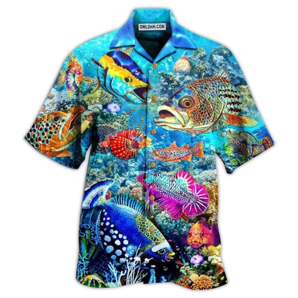 Ocean The Treasure Under The Waves - Hawaiian Shirt Jezsport.com