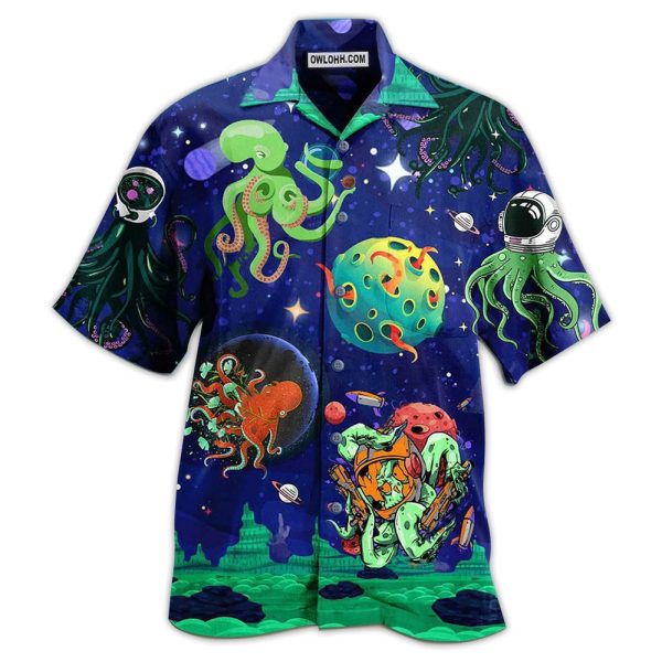 Octopus Astronaut Style - Hawaiian Shirt Jezsport.com