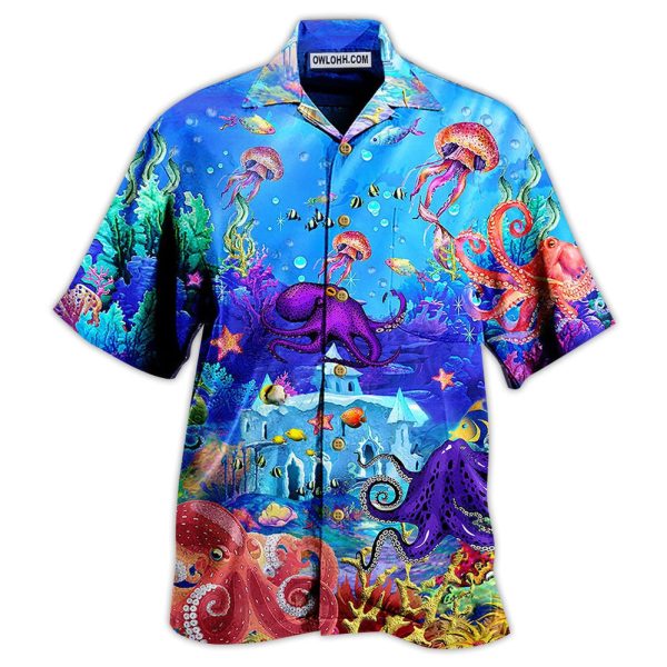 Octopus Love Ocean Forever - Hawaiian Shirt Jezsport.com