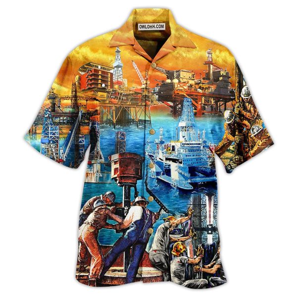 Oil Field Drill Till It Squirts Oil Field - Hawaiian Shirt Jezsport.com